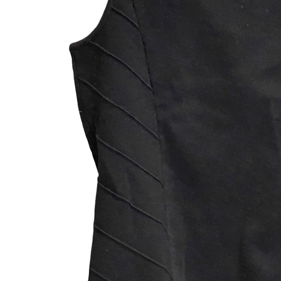 Vintage Cable & Gauge black fitted ribbed sleeveless tank top - Picture 4 of 9